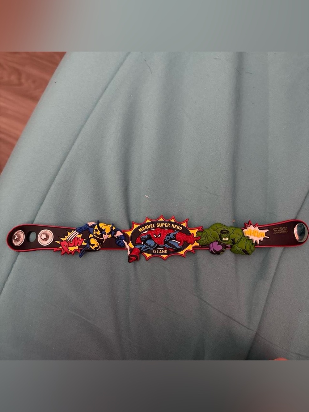 Marvel Super Hero Island Bracelet From Universal Orlando Islands of Adventure